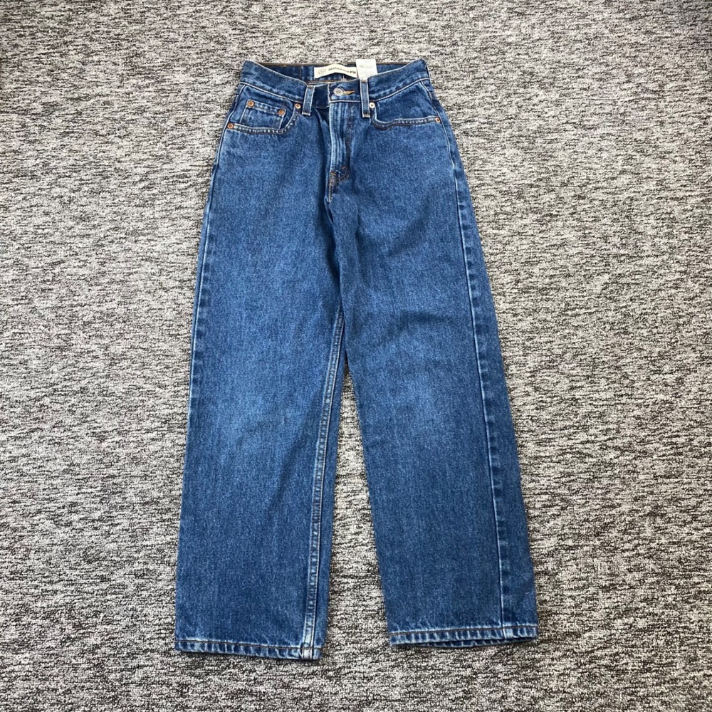 Vintage Y2K Levis 550 Boys Jeans 14 Slim 25x27 Relaxed Fit 100 Cotton